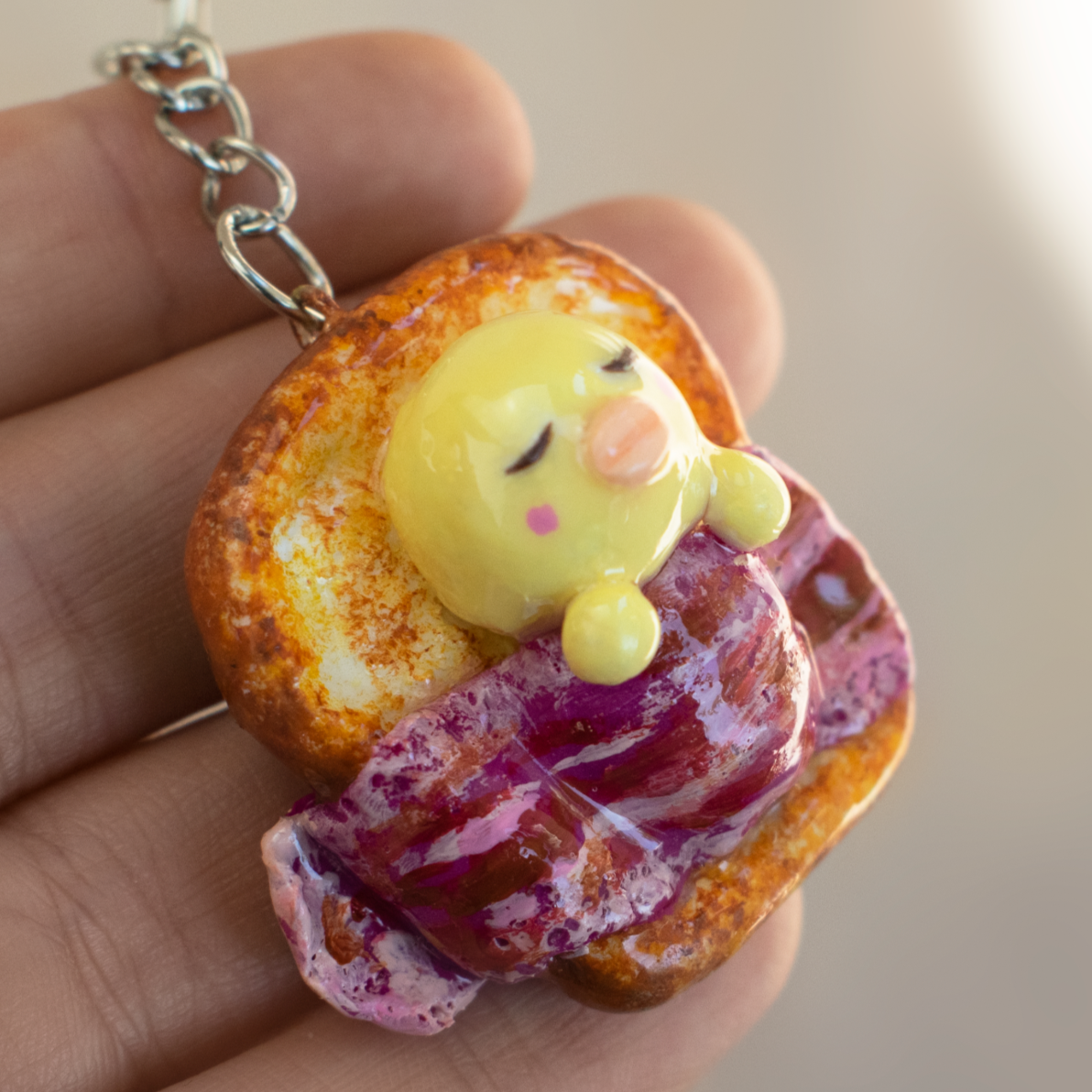Bacon Nap Keychain