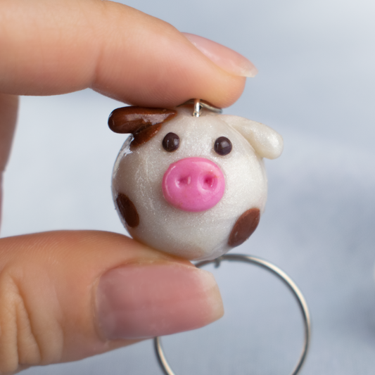 The Milky Moo Keychain